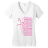 breast cancer Women's V-Neck T-Shirt