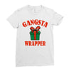 gangsta wrapper Ladies Fitted T-Shirt
