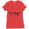 ride the wave Ladies Fitted T-Shirt