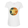 Moon and Sun Maternity Scoop Neck T-shirt