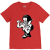 snow white V-Neck Tee