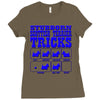stubborn tricks Ladies Fitted T-Shirt