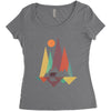 bears on mounths Women's Triblend Scoop T-shirt