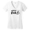 american dad black Women's V-Neck T-Shirt