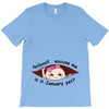 January Peeking Out Asian Baby Girl T-Shirt