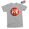 route 66 sign distressed, ideal birthday gift or present Exclusive T-shirt