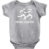 cross country high school running Baby Onesie