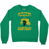 on the 8th day god created the redhead because someone had to have bra Crewneck Sweatshirt