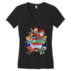 paw patrol birthday boy  brother Women's V-Neck T-Shirt