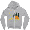 Total Solar Eclipse Camp Zipper Hoodie
