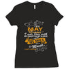 I'm a may woman I was born with my heart Ladies Fitted T-Shirt