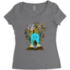 book of magic and adventures Women's Triblend Scoop T-shirt
