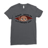 February Peeking Out Asian Baby Boy Ladies Fitted T-Shirt