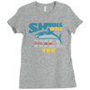 sharks will kill you Ladies Fitted T-Shirt