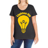 lighten up best trending Ladies Curvy T-Shirt