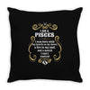 i am a pisces Throw Pillow