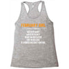 February Girl Hated By Many Racerback Tank