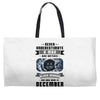 Never Underestimate A Man Who Watches Black Mirror And Was Born in Weekender Totes
