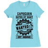 Capricorn Hated By Many Wanted By Plenty Ladies Fitted T-Shirt