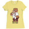 bearly awake Ladies Fitted T-Shirt