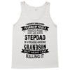 Super Cool Stepdad Of A Freaking Awesome Grandson Tank Top