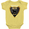 protected by boxer security Baby Bodysuit