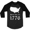 party like it's 1776 3/4 Sleeve Shirt