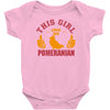 This Girl Loves Pomeranian Baby Onesie