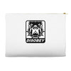 bull dog disobey Accessory Pouches