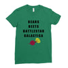 bears beets battlestar galactica Ladies Fitted T-Shirt