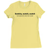 scotch funny t shirt anchorman beer college Ladies Fitted T-Shirt