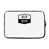 beer helps Laptop sleeve