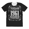 vintage made in 1961 perfectly aged a living legend All Over Women's T-shirt