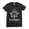 The best teachers are born in  November Ladies Fitted T-Shirt