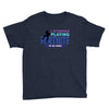 i Stopped Playing Fortnite To Be Here Youth Tee