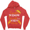 i'm not a widow i'm a wife to a husband with wings Zipper Hoodie