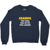 father's day grandpa gift funny grandpa shirt birthday gift for grandp Crewneck Sweatshirt