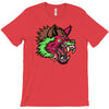 pink punk wolf T-Shirt
