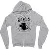 drumer vitruvian Zipper Hoodie