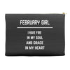 February Girl Accessory Pouches