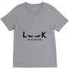 Look Me in The Eyes V-Neck Tee