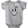 evil acid house smiley smily face mens t shirt Baby Onesie