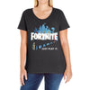 Just Play It Fortnite Ladies Curvy T-Shirt