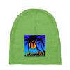florida palm trees sunset Baby Beanies