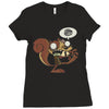 zombie ardilla Ladies Fitted T-Shirt