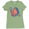turtle turtleneck Ladies Fitted T-Shirt