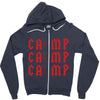 Camp Hitchhiking Zipper Hoodie