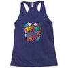 things might get weird Racerback Tank