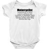 motorcyclist Baby Onesie