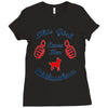 this girl love her chihuahua Ladies Fitted T-Shirt